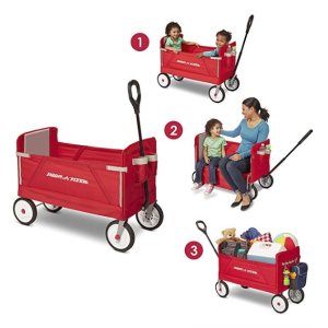 史低价：Radio Flyer 经典款两童小拖车、三轮儿童踏板车等特卖