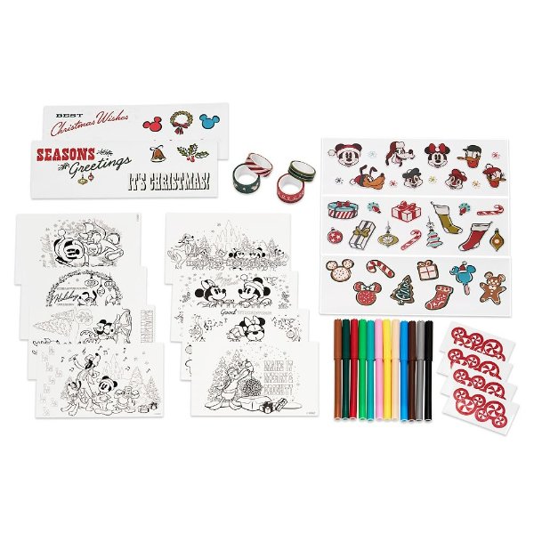 Mickey Mouse and Friends Christmas Stationery Kit | shopDisney