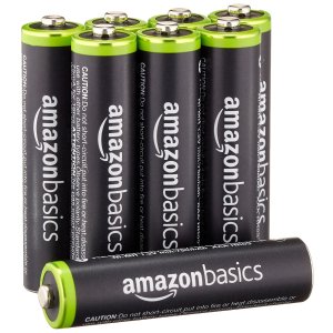 8-Pack AmazonBasics AAA Rechargeable Batteries