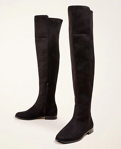 Carlene Suede Over The Knee Boots | Ann Taylor