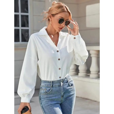 Solid Ribbed Two piece Set Funnel Neck Long Sleeve Tops High - Temu