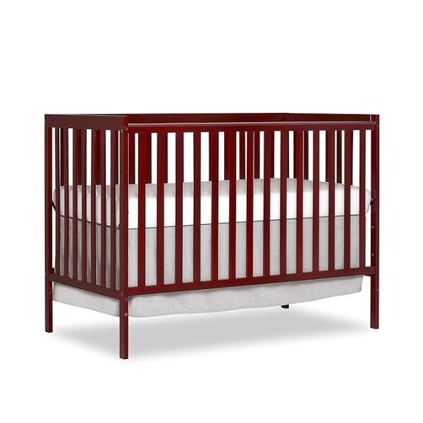 Synergy 5-In-1 Convertible Crib In Cherry, Greenguard Gold Certified