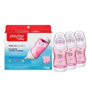 Playtex 婴儿宽口防胀气奶瓶、吸水杯等特卖
