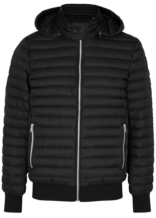 Air Down quilted shell jacket