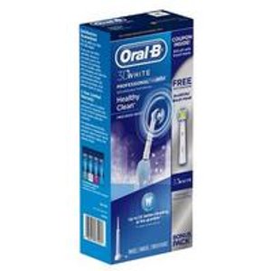 Oral-B专业护理1000系列亮白电动牙刷附赠替换刷头