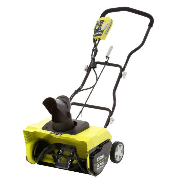 Ryobi 20 in. 12-Amp Corded Electric Snow Blower-RYAC802 - The Home Depot