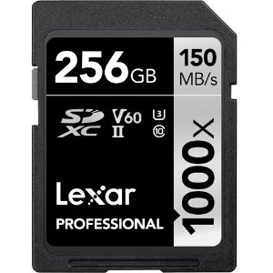 Lexar 256GB Professional 1000x UHS-II SDXC 储存卡
