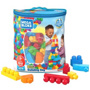 Mega Bloks 宝宝第一套大颗粒拼搭积木80粒套装