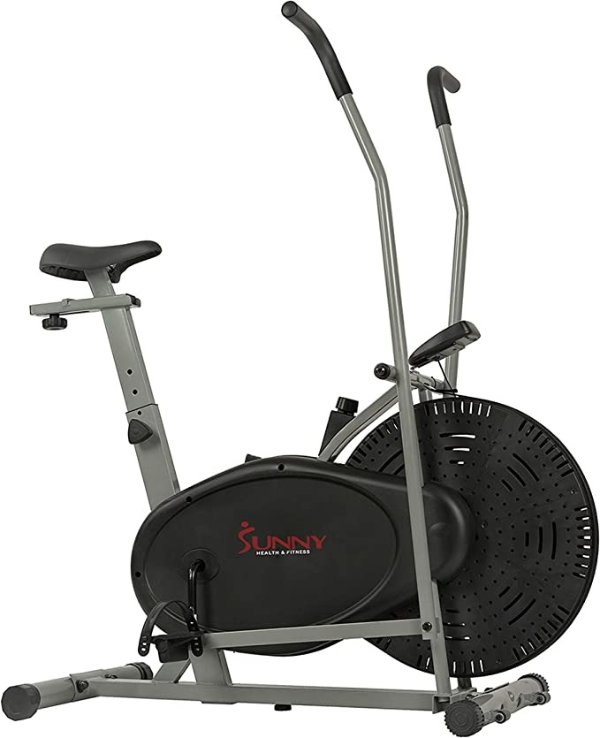 Sunny Health & Fitness 风扇式健身单车促销 黑色款
