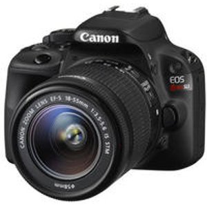 官方翻新Canon佳能EOS SL1紧凑型单反相机带18-55镜头套装 + 免费送官翻卡片相机
