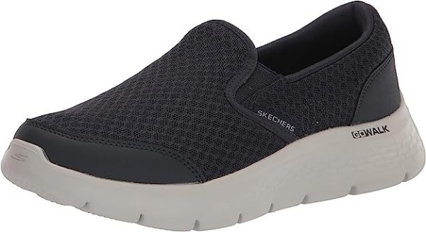 Men's Gowalk Flex-Athletic Slip-on Casual Loafer Walking Shoes with Air Cooled Foam Sneaker
