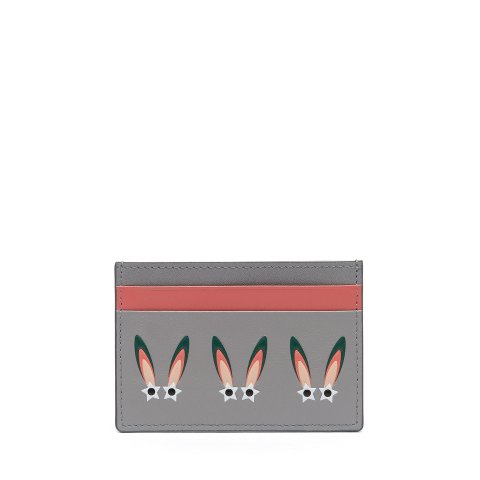 MCMSTAR EYED BUNNY CARD CASE IN NAPPA LEATHER