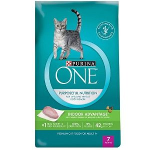 Purina ONE Indoor Advantage Adult Premium Cat Food 7 lb. Bag