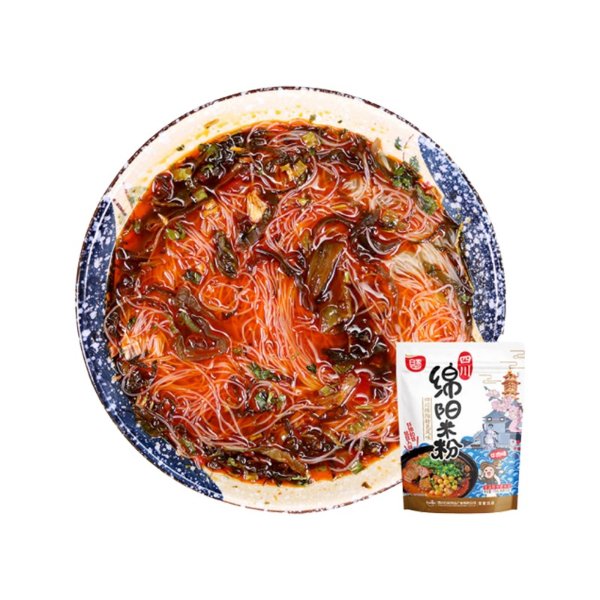 BJ-MianYang Rice Noodle Artificial Beef Flavor 120g