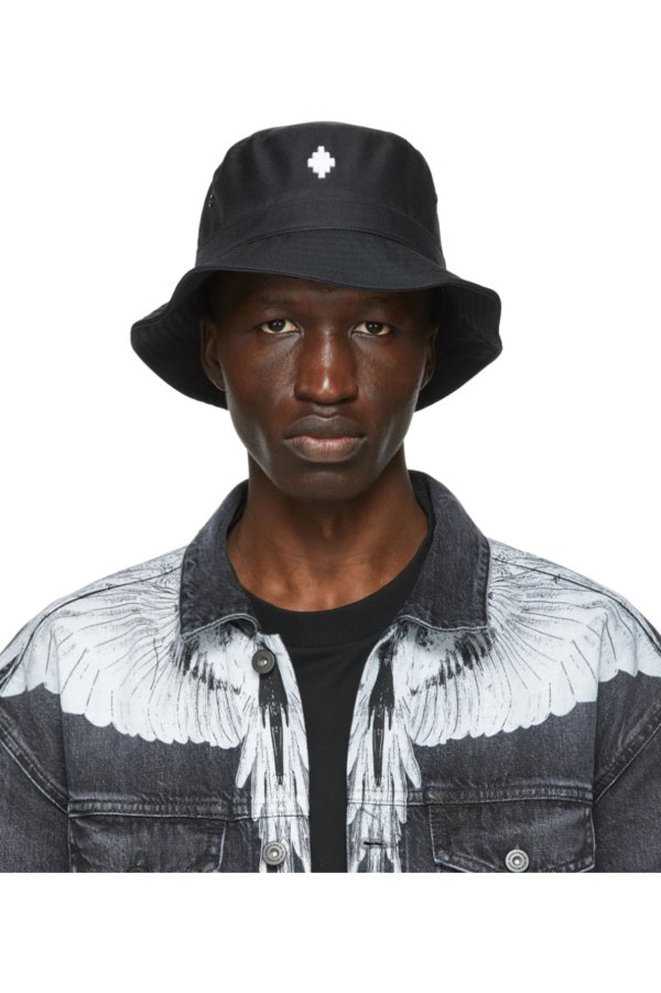 Black Starter Black Label Edition Cross Bucket Hat