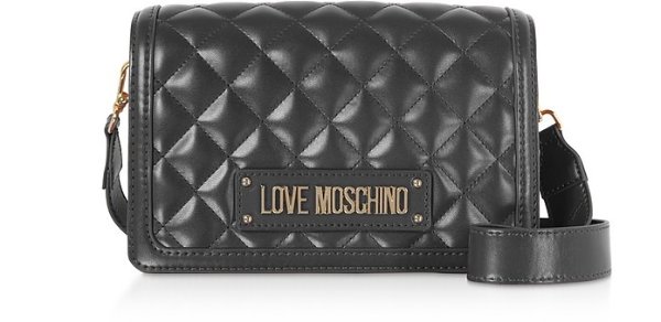 Quilted Eco-leather Signature Crossbody Bag