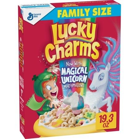 Lucky Charms, Marshmallow Cereal, Gluten Free, 19.3 oz
