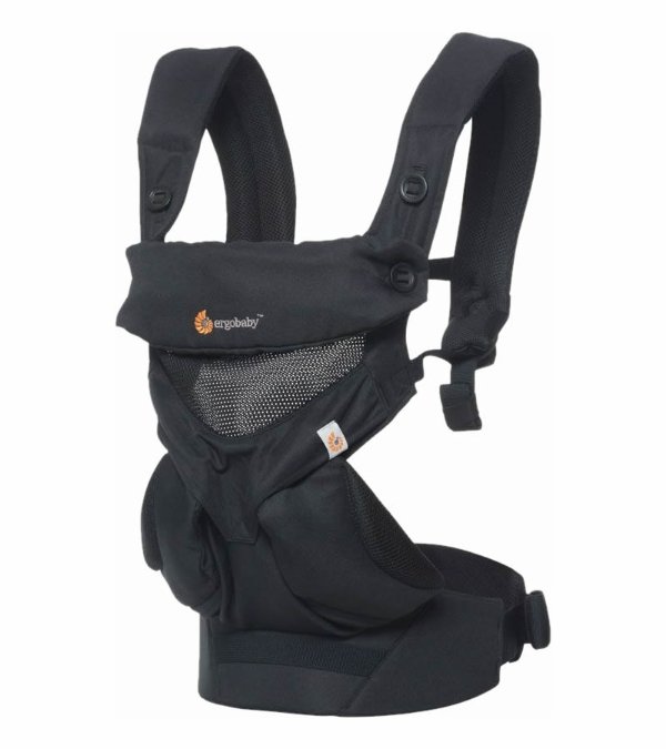 360 Four Position Baby Carrier - Cool Air - Onyx Black