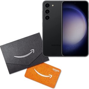 SAMSUNG Galaxy S23 Unlocked + $50 Amazon Gift Card Bundle