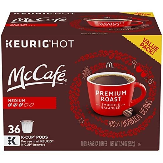 Premium Roast Keurig K Cup Coffee Pods (36 Count)