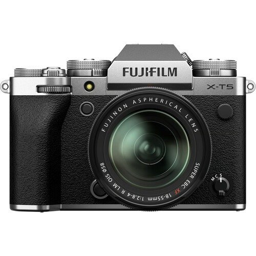 X-T5 Mirrorless Camera with 18-55mm f/2.8-4 Lens (Silver)