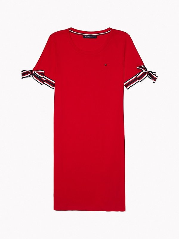 Essential Tie-Sleeve T-Shirt Dress | Tommy Hilfiger