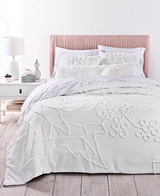 Chenille Exploded Floral 2-Pc Twin/Twin XL Comforter Set, Created for Macy's