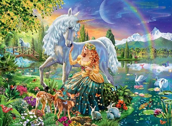 Gathering at Twilight 100 Piece Jigsaw Puzzle for Kids – Every Piece is Unique, Pieces Fit Together Perfectly