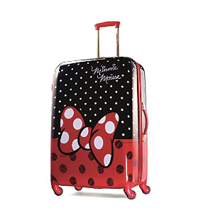 American Tourister Disney Minnie Mouse Red Bow Hardside Spinner 28, Multi, One Size