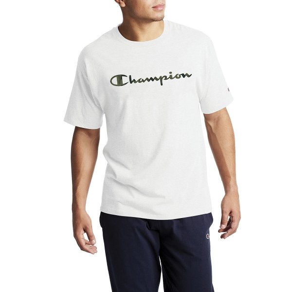 Champion Camo Mens Crew Neck Short Sleeve Graphic T-Shirt