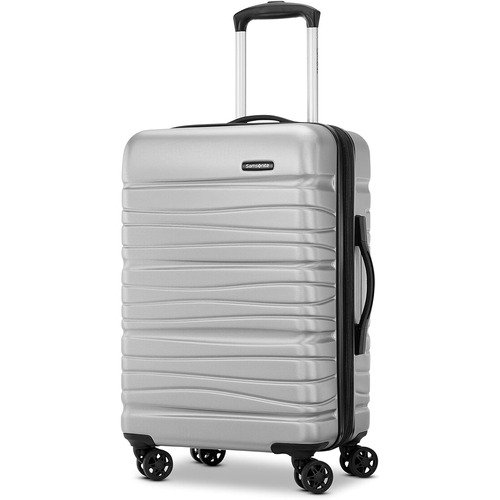 Evolve SE Hardside 20" Carry on Expandable Luggage Spinner - Artic Silver