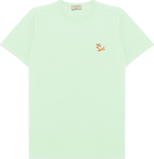 - Chillax Fox Patch Classic T-Shirt - Mint
