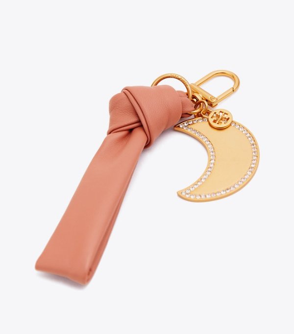Leather Bow Key Ring