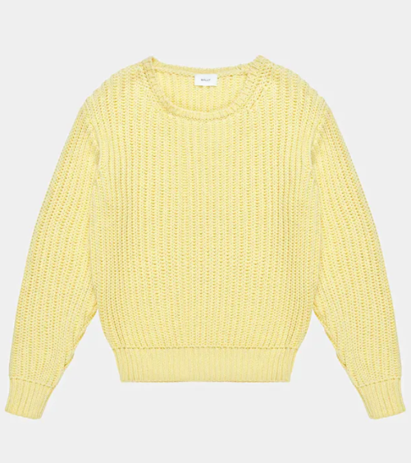 bally 黄色针织毛衣