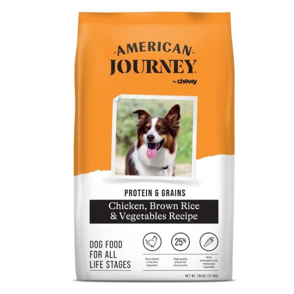 Chicken & Brown Rice Protein First Recipe Dry Dog Food, 28-lb bag - Chewy.com