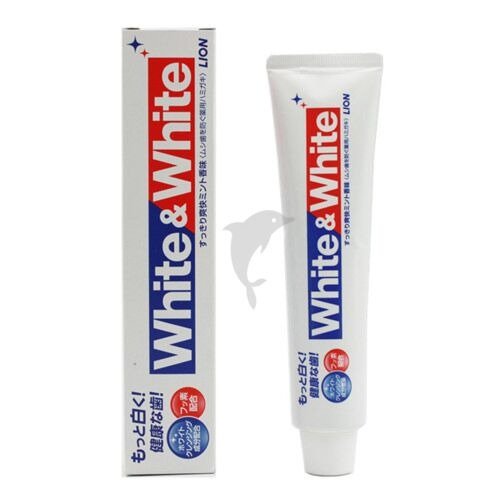 日本LION/狮王WHITE & WHITE美白牙膏150g