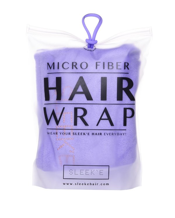 Lavender Sleek'e Microfiber Hair Wrap