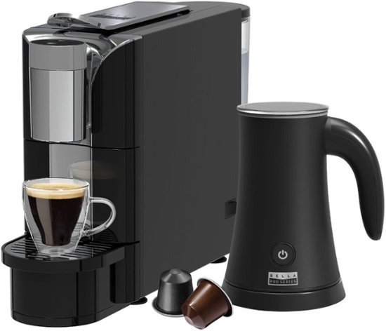 Pro Series - Capsule Coffee Maker and Milk Frother - Black