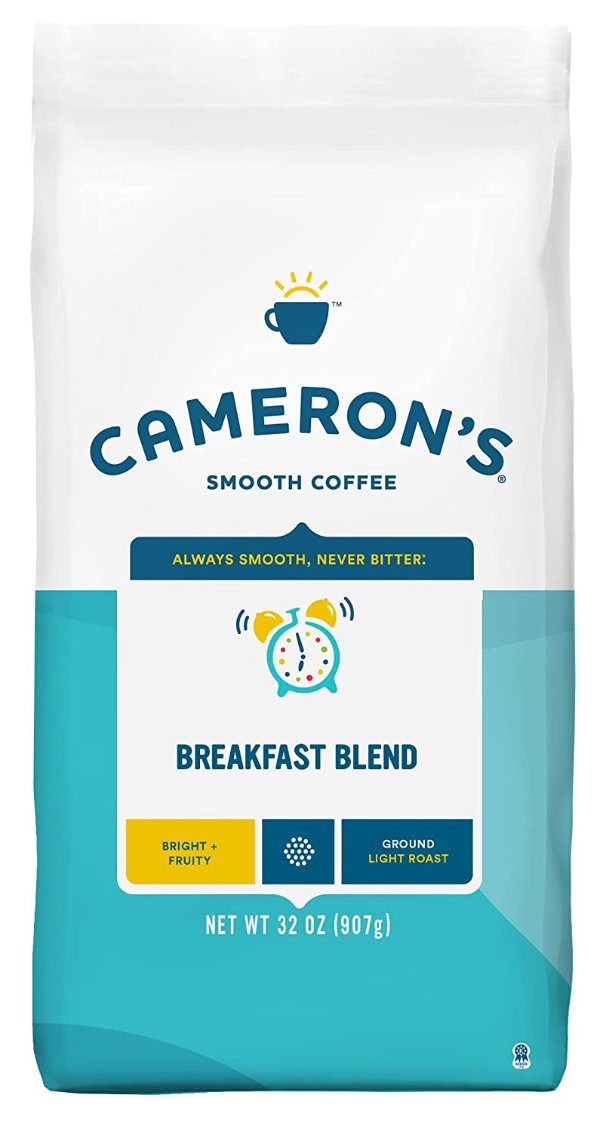 Cameron's Coffee Roasted Ground Coffee Bag, Flavored, Vanilla Hazelnut, 32 Ounce
