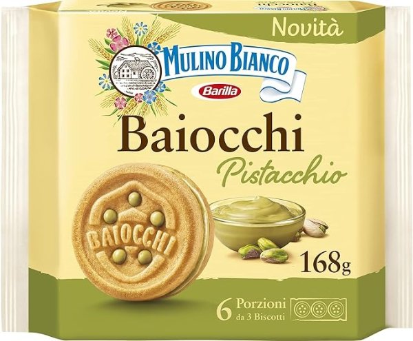 Mulino Bianco Baiocchi 开心果饼干
