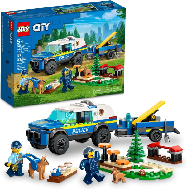 LEGO 城市系列 移动式警犬训练场 60369