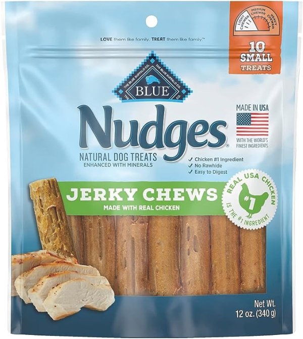Nudges Jerky Chews Natural Dog Treats