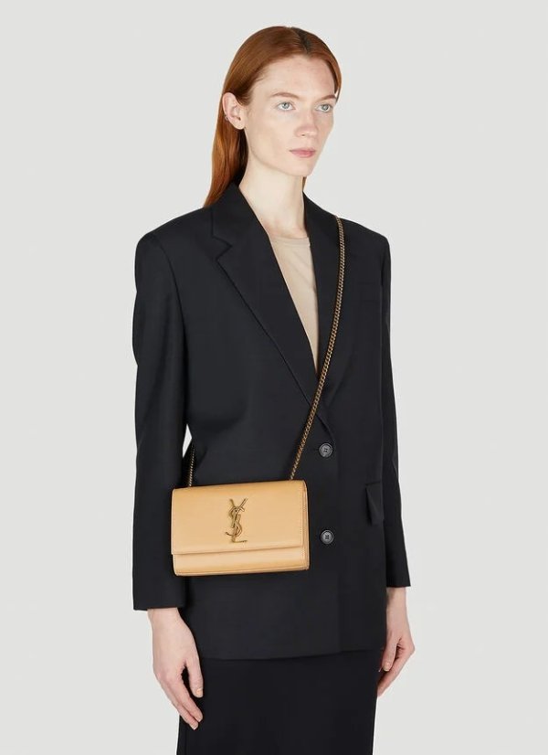 Kate Small Shoulder Bag in Beige