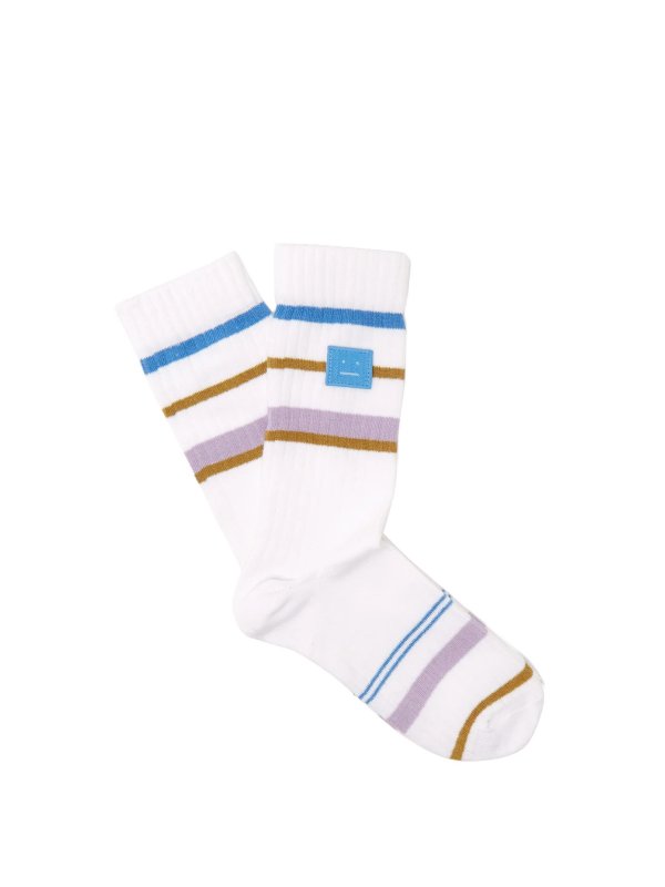 Striped cotton-blend socks | Acne Studios | MATCHESFASHION.COM US
