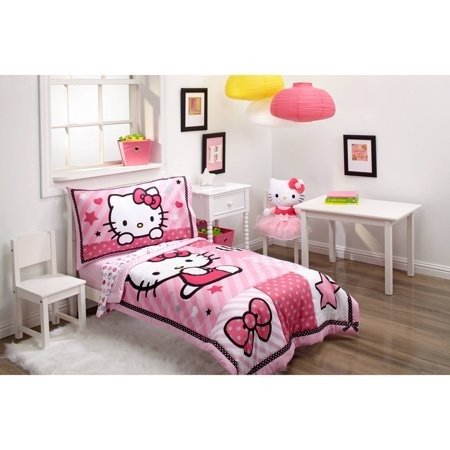 Sweetheart 3-Piece Toddler Bedding Set with BONUS Matching Pillow Case - Walmart.com