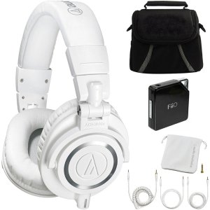 Audio-Technica ATH-M50X Studio Headphones Ultimate Bundle with$40 Visa gift card