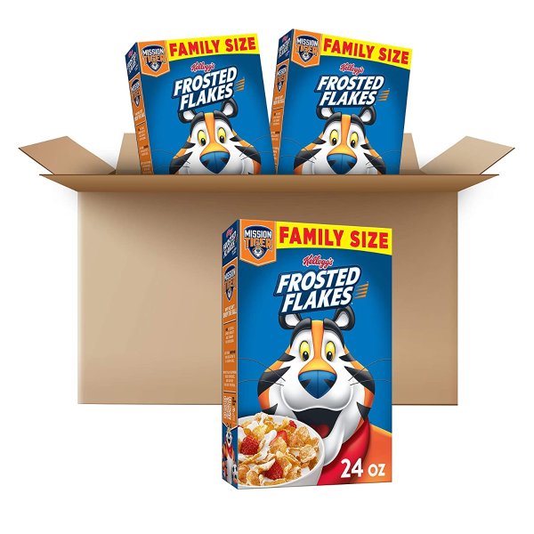 Kellogg's Frosted Flakes 早餐麦片24oz 3盒