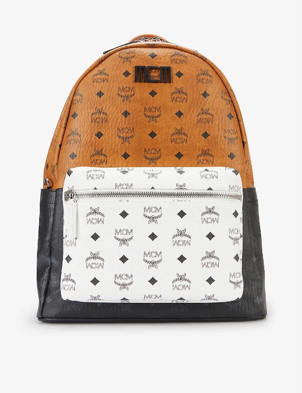 Stark Visetos graphic-print woven backpack