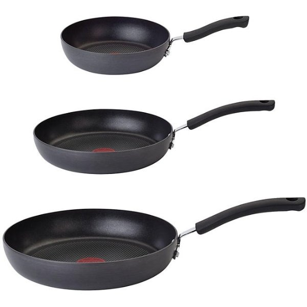 Ultimate Hard Anodized Nonstick 3-Piece Fry Pan Set - Sam's Club