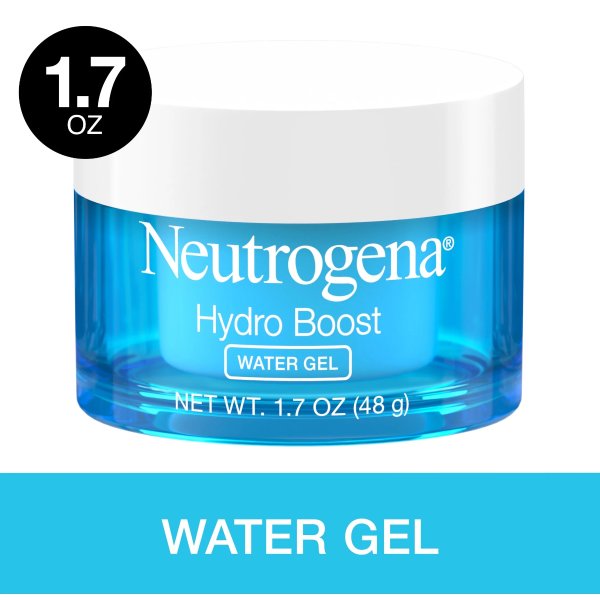 Hydro Boost Water Gel Face Moisturizer Lotion with Hyaluronic Acid, 1.7 oz